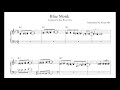 Ray Brown Trio - Blue Monk (As played by benny green) / Piano Transcription