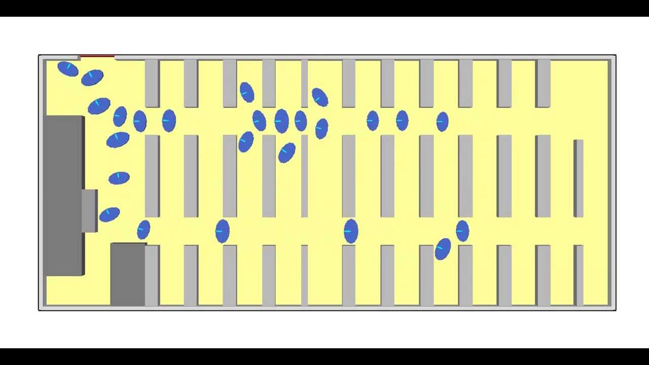 FDS+Evac Evacuation modelling for a classroom scenario