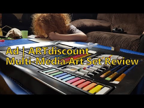 AD | ARTdiscount Multi Media Art Set Review   69 Pieces