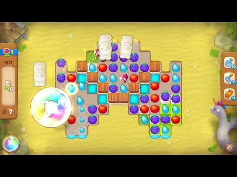 Gardenscapes 1031 Level - 17 moves - NO BooSTERS