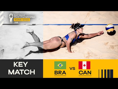 Barbara/Carol 🇧🇷 vs. Megan/Nicole 🇨🇦 - Women's Key Match Rome 2022 #BeachWorldChamps