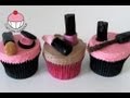 Makeup Cupcakes Decorate Cosmetic Accessory Cupcakes A Cupcake Addiction How To Tutorial