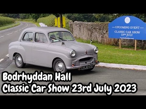 Arrivals at Bodrhyddan Hall Classic Car Show 23.07.2023 - Dyserth Rhyl Prestatyn