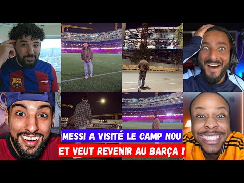 🚨 MESSI VISITED CAMP NOU AND WANTS TO RETURN TO BARÇA ✅ MESSI'S BEAUTIFUL MESSAGE FOR BARÇA 💙❤️