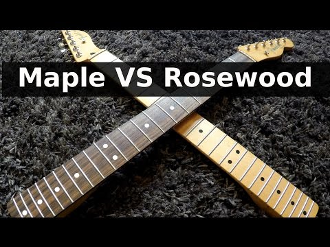 ROSEWOOD vs MAPLE - Guitar Tone Comparison!