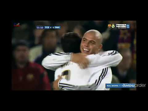 Real Madrid 7 x 0 Barcelona - Os galáticos de 2003