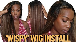 Silk Press in a BOX! Realistic Wig Install for Beginners | Use Wispy Edges to NATURALIZE Wig RPGSHOW