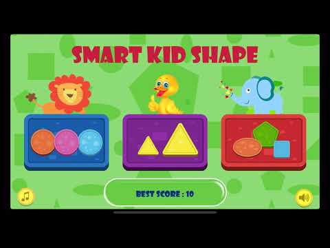 Smart Baby Shapes: Learning games for kids (ABC123 WORLD) - YouTube