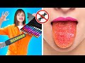 COOL WAYS TO SNEAK CANDIES INTO CLASS || Awesome Food Hacks And Tricks by 123 Go! Live