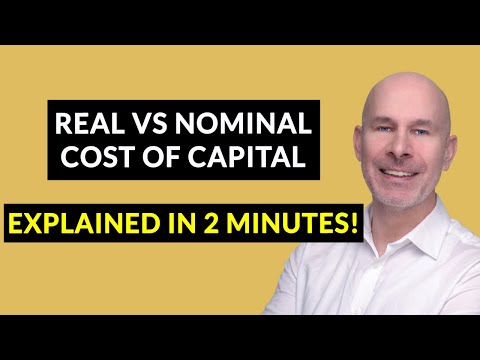 Real vs Nominal Cost of Capital Explained in 2 Minutes | ACCA FM | ACCA AFM