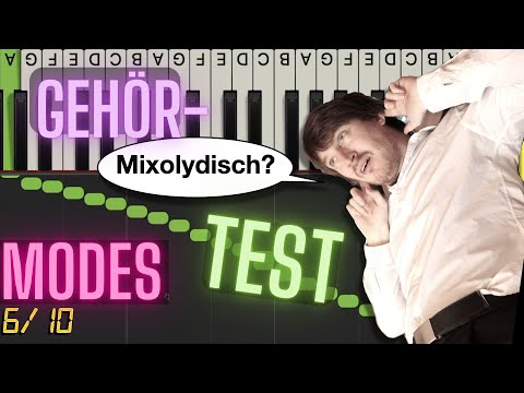 Hör-Test: MODES/KIRCHENTONLEITERN korrekt benennen