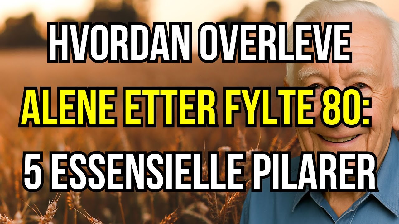Hvordan overleve alene etter fylte 80: 5 regler alle eldre må vite for å leve godt!