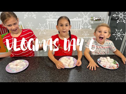 CHUBBY BUNNY CHALLENGE+ Holiday Hot chocolates | Vlogmas day 6 | Christmas time