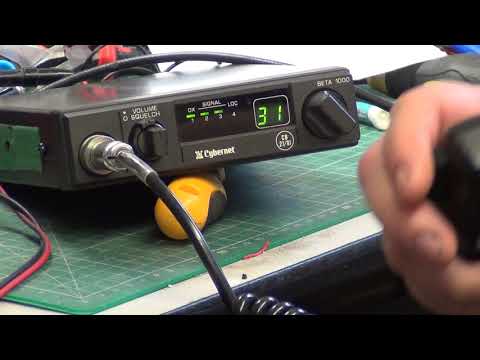 Cybernet Beta 1000 CB27/81 UK FM CB radio -  On The Air test