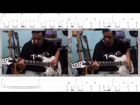 Harvester Of Sorrow (Guitar cover + Tabs, Eb tuning)