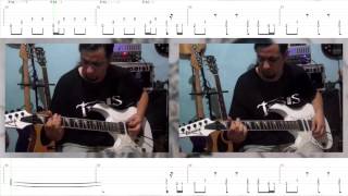 Harvester Of Sorrow (Guitar cover + Tabs, Eb tuning)