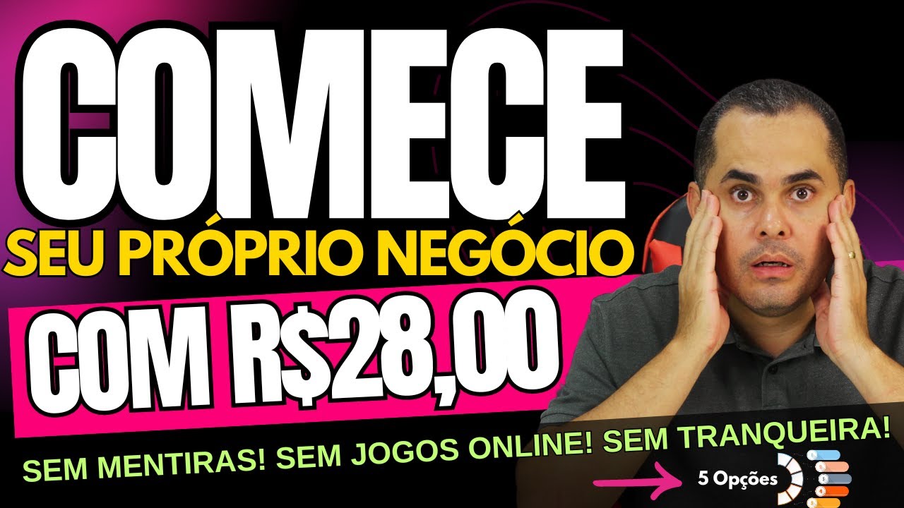 Comece seu próprio negócio com R$28,00 ou menos! 5 Negócios para fazer de R$50,00 a R$100,00 por dia
