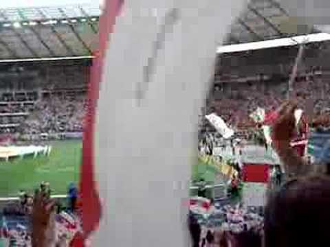 dfb pokal finale 2007 - einlaufen der teams
