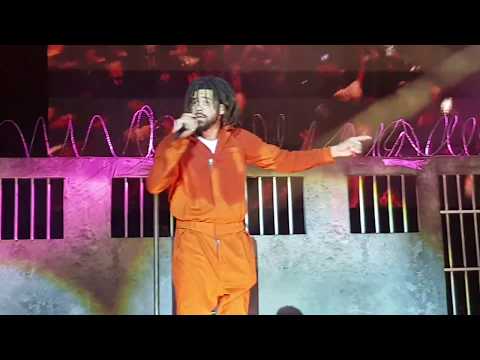J. Cole - No Role Modelz LIVE @ London 02 Arena ( 4 Your Eyez Only Tour)