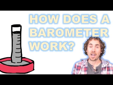image-How a barometer works simple?