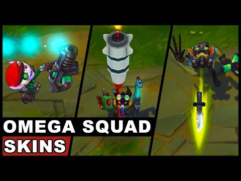 All Omega Squad Skins Final Update Twitch Veigar Fizz Teemo Tristana (League of Legends)