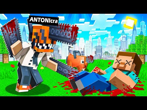 Insane Mod: Chainsaw Man Unleashed! 😱 | Antonicra Minecraft