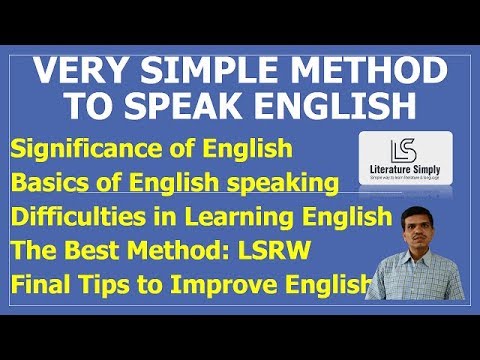 Very Simple Method to Speak English| #BasicsofEnglishSpeaking