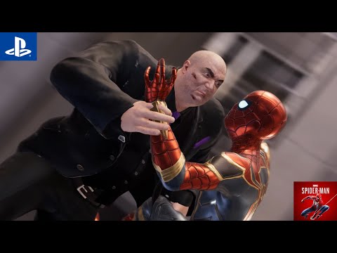 Kingpin V/S Spiderman BOSS FIGHT | Marvel's Spiderman Remastered PS5 GAMEPLAY | IRON SPIDER SUIT