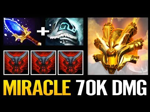WTF!? Axe Scepter 70K Damage - Super RAIDBOSS Build Dota 2 by Miracle-