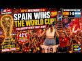 🇪🇸SPAIN WINS THE WORLD CUP!🔥42°C Heatwave & Madrid EXPLODES into the Biggest Street Party Ever|4KHDR