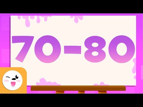 Guess the numbers from 70 to 80 - Learn to read and write numbers from 1 to 100