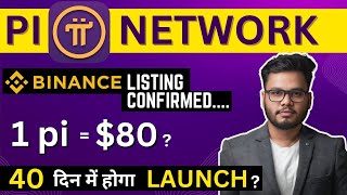 Pi Coin $80 Listing on Binance ! PI Coin Latest News on Withdrawal | Pi Network New Update Today