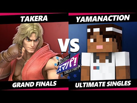 Sumapa 91 GRAND FINALS - Yamanaction (Steve) Vs. takera (Ken) Smash Ultimate - SSBU