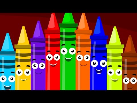 Ten In The Bed | Crayons Color Song | Crayons Ten In The Bed | The Ten In The Bed | Kids Tv Rhymes Video