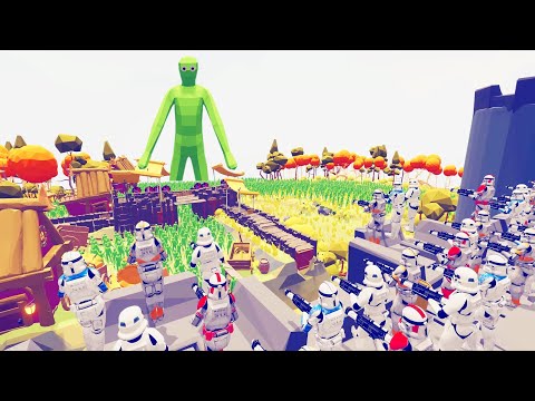 Starwars Defend the Castle Zombies invaded the Castle - Totally Accurate Battle Simulator TABS