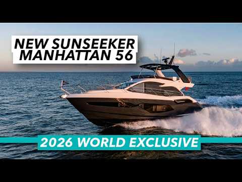 2026 World Exclusive | New Sunseeker Manhattan 56 | Motor Boat & Yachting