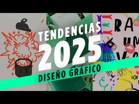 🔥 TOP 7 Tendencias DISEÑO GRAFICO 2025