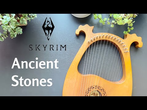 Ancient Stones (Skyrim) | Lyre Harp Cover (with notes)