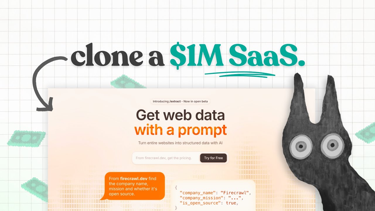 Cloning a $1M SaaS in 1 Hour (without coding)