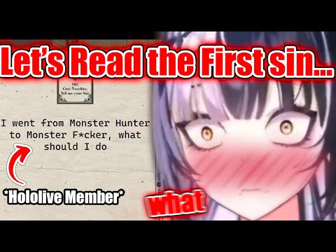 *Shiori Starts Reading the Office Sins of Hololive Members* The First Sin:【Hololive EN】