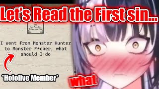 *Shiori Starts Reading the Office Sins of Hololive Members* The First Sin:【Hololive EN】