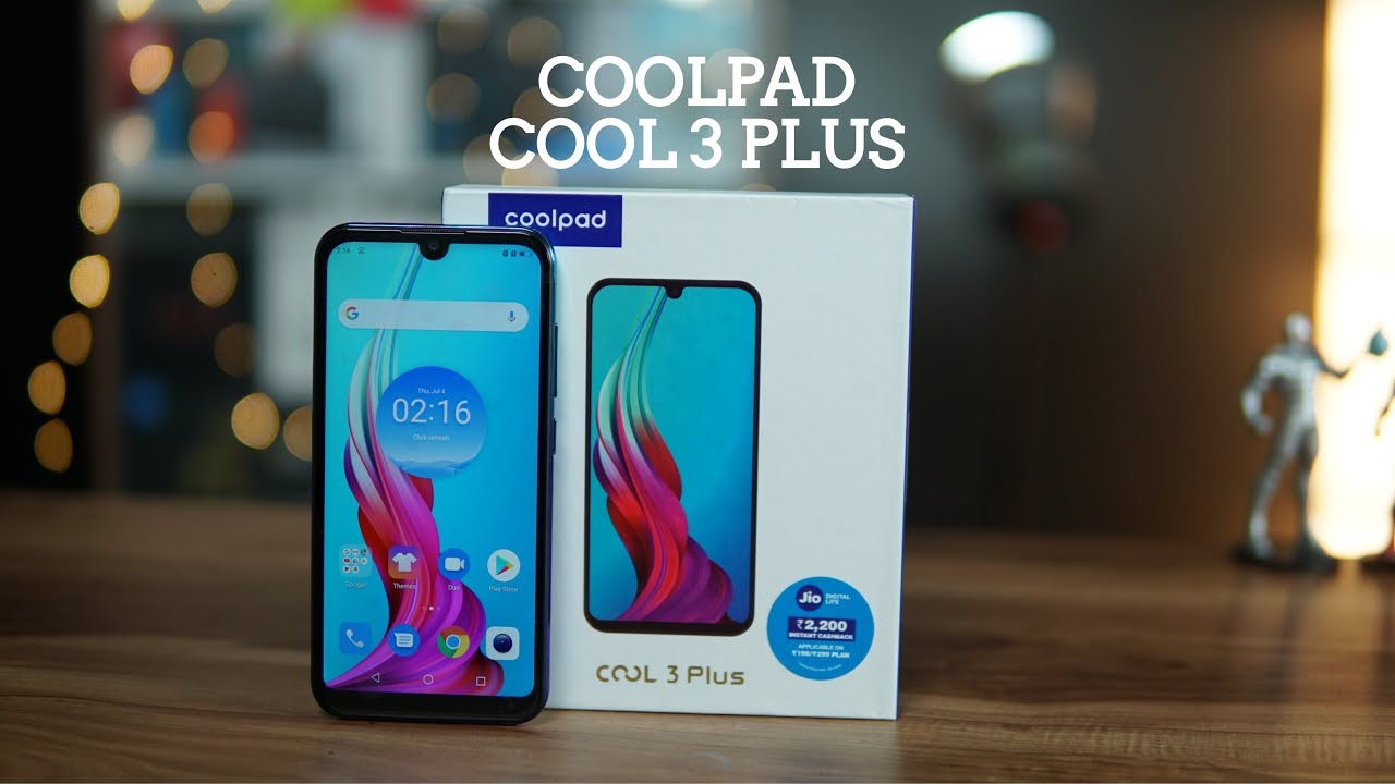 Coolpad Cool 3 Plus Unboxing, Hands on - Helio A22, Dewdrop Notch, 3GB RAM for Rs  6499