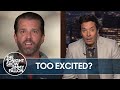 Donald Trump Jr. Gets a Little Too Excited in Fox News Interview | The Tonight Show Donald Trump Jr. Gets a Little Too Excited in Fox News Interview | The Tonight Show