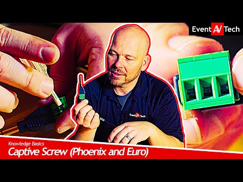 How To Wire Captive Screw Connectors (AKA Phoenix or Euro Connectors)