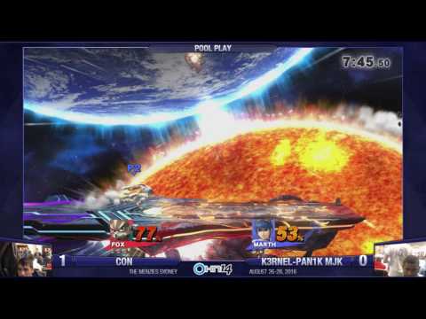 OHN14 — Pools WR2 — Con (Fox) vs k3rnel-pan1k.mjk (Marth)
