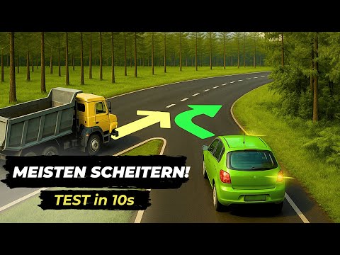 Wer muss in dieser kniffligen Situation Vorfahrt gewähren? | Deutsche Straßenverkehrsregeln