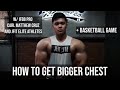 INSANE CHEST WORKOUT for GROWTH w/ JFIT ELITE ATHLETES