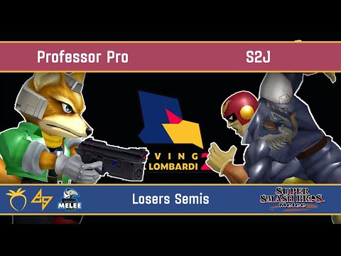 Saving Mr. Lombardi 2 - Professor Pro (Fox) VS S2J (Captain Falcon) - SSBM - Losers Semis