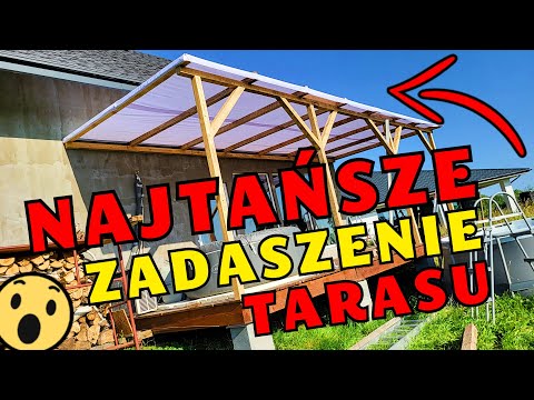 ►Cz.2 Żagiel przeciwsłoneczny jako zadaszenie tarasu? Wytrzyma deszcz i wiatr?DIY Dom za 100 tys 399