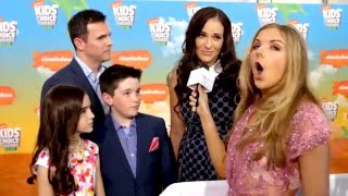 Celebs Reveal First Crushes on 2016 Kids Choice Awards Orange Carpet